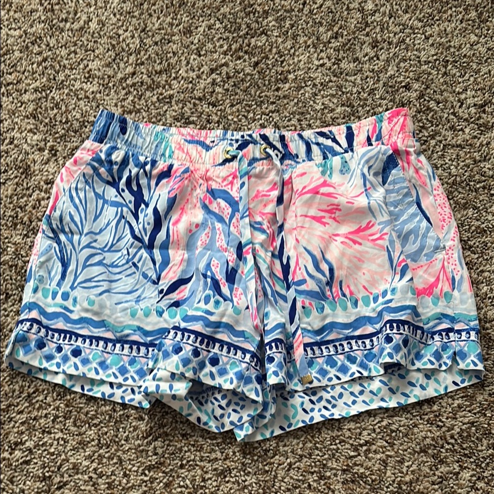 Lilly Pulitzer Blue and Pink Shorts